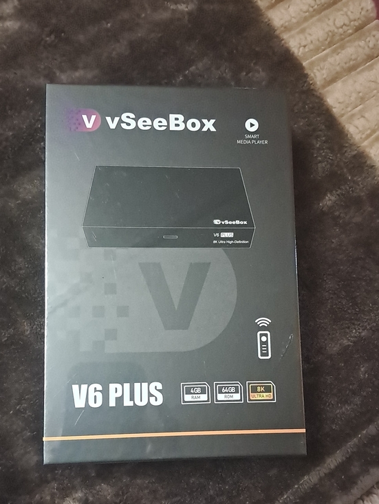 Other - vSeeBox V6 PLUS Smart Media Box - Black
